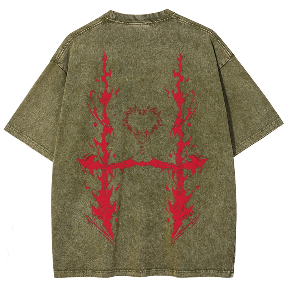 Jujutsu Kaisen CHOSO Unisex Fit Washed T-Shirt 2504001160