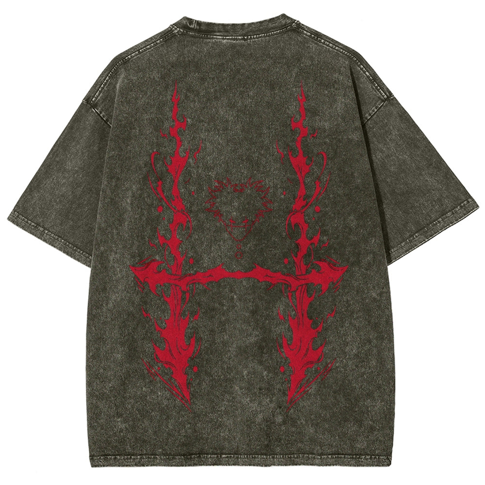 Jujutsu Kaisen CHOSO Unisex Fit Washed T-Shirt 2504001160