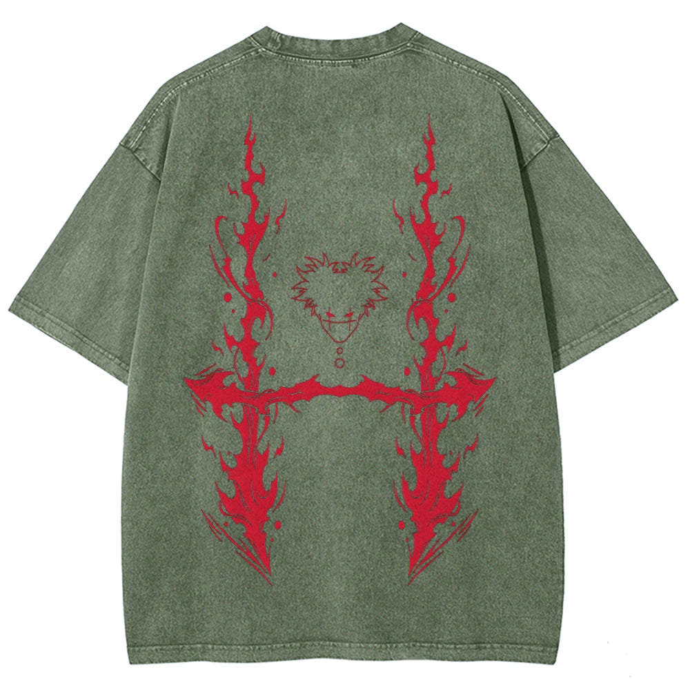 Jujutsu Kaisen CHOSO Unisex Fit Washed T-Shirt 2504001160