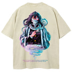 Demon slayer Iguro Obanai Unisex Fit Washed T-Shirt 2504004052