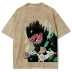 Naruto Rock Lee Unisex Fit Washed T-Shirt 2504005182