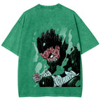 Naruto Rock Lee Unisex Fit Washed T-Shirt 2504005182