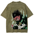 Naruto Rock Lee Unisex Fit Washed T-Shirt 2504005182
