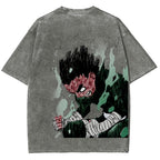 Naruto Rock Lee Unisex Fit Washed T-Shirt 2504005182