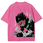 Naruto Rock Lee Unisex Fit Washed T-Shirt 2504005182