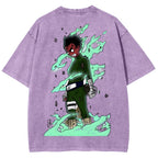 Naruto Rock Lee Unisex Fit Washed T-Shirt 2504005187