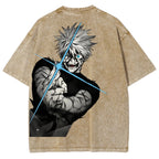 Jujutsu Kaisen Gojo Satoru Unisex Fit Washed T-Shirt 2504005208