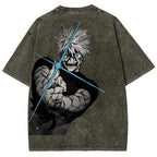 Jujutsu Kaisen Gojo Satoru Unisex Fit Washed T-Shirt 2504005208