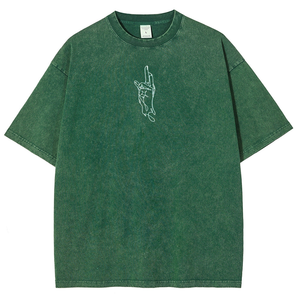 Jujutsu Kaisen Gojo Satoru Unisex Fit Washed T-Shirt 2504005208