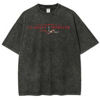 Bleach Unisex Fit Washed T-Shirt 2504005406