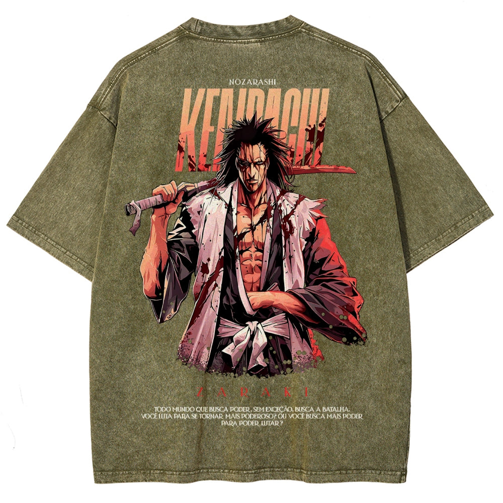 Bleach Unisex Fit Washed T-Shirt 2504005406