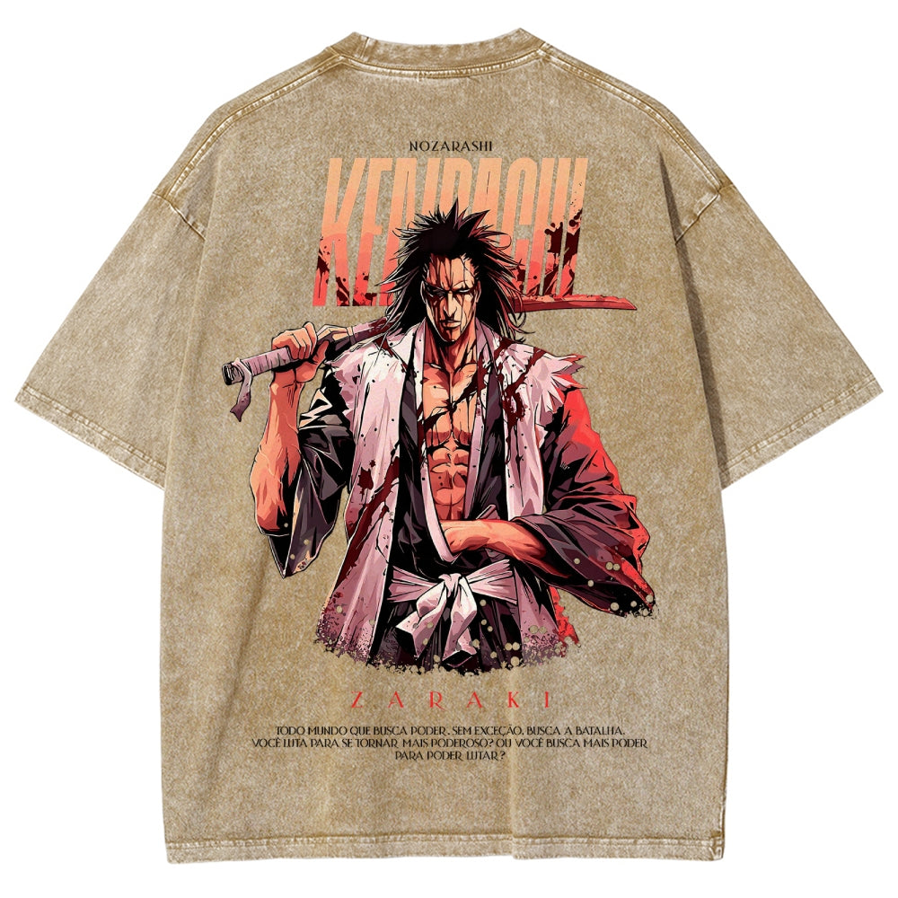 Bleach Unisex Fit Washed T-Shirt 2504005406