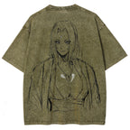 Naruto Unisex Fit Washed T-Shirt 2504009774