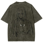 Naruto Unisex Fit Washed T-Shirt 2504009774