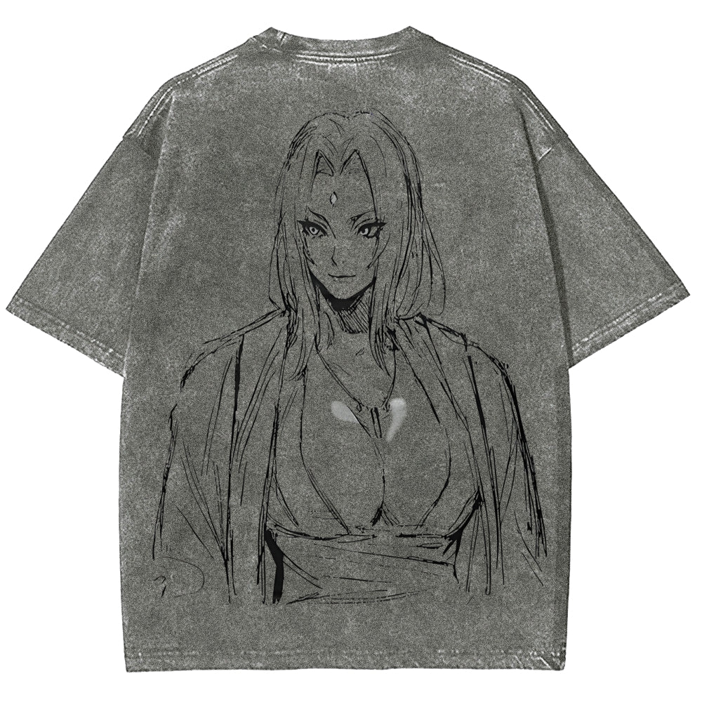 Naruto Unisex Fit Washed T-Shirt 2504009774