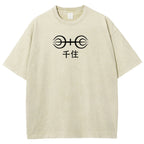 Naruto Unisex Fit Washed T-Shirt 2504009774