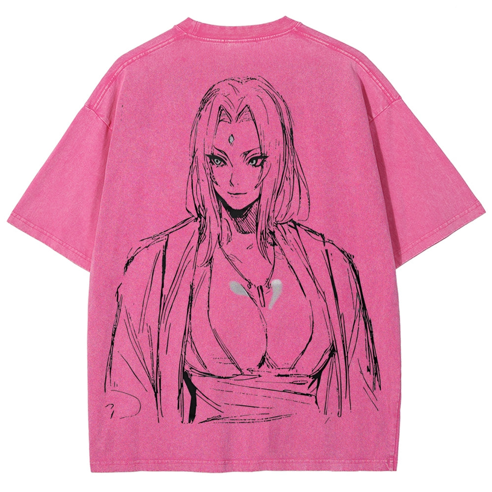 Naruto Unisex Fit Washed T-Shirt 2504009774