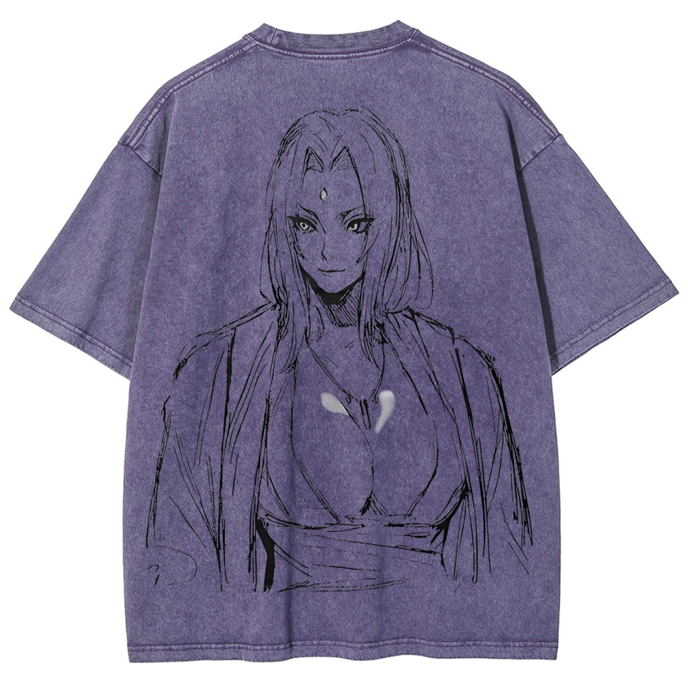Naruto Unisex Fit Washed T-Shirt 2504009774