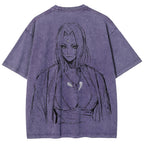 Naruto Unisex Fit Washed T-Shirt 2504009774