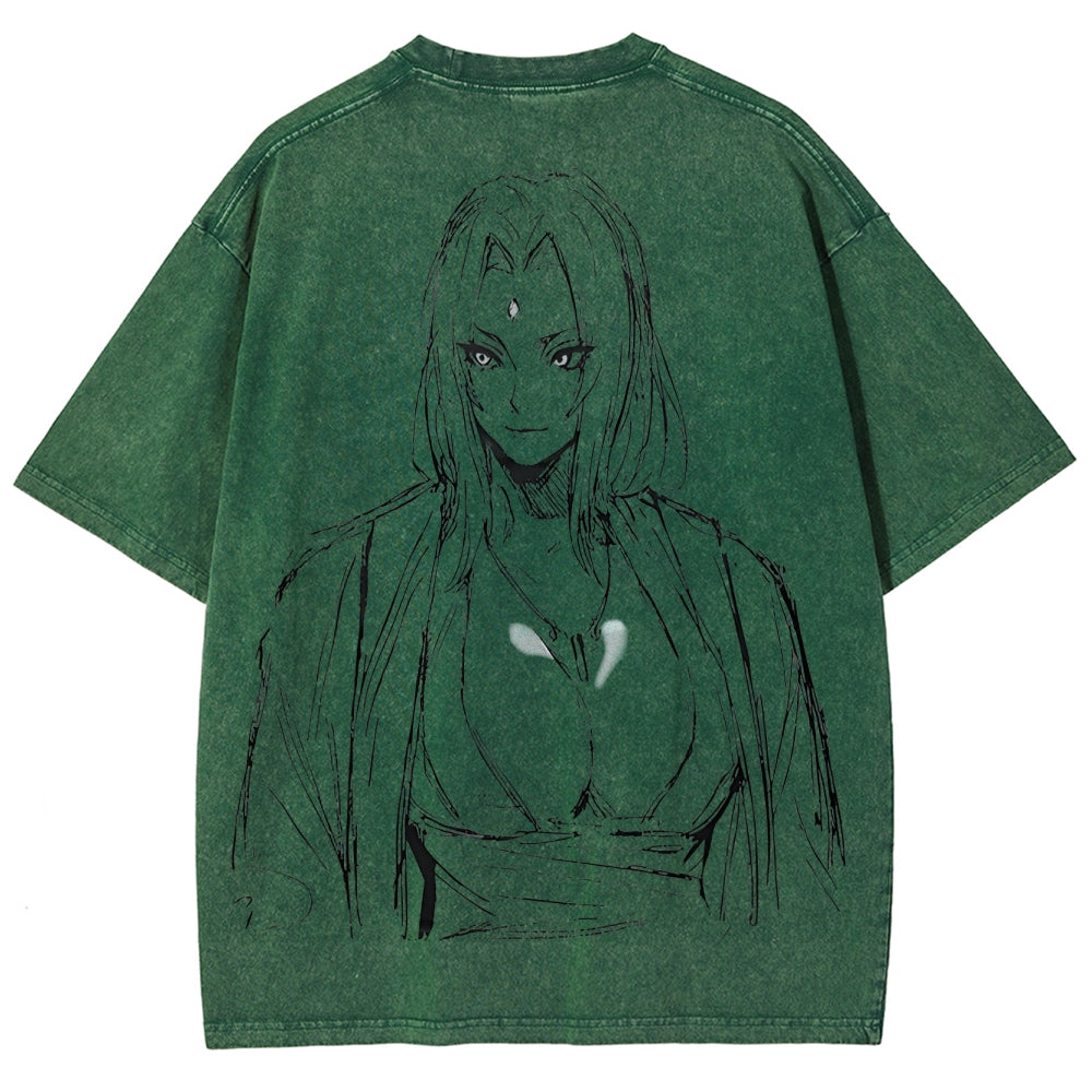 Naruto Unisex Fit Washed T-Shirt 2504009774