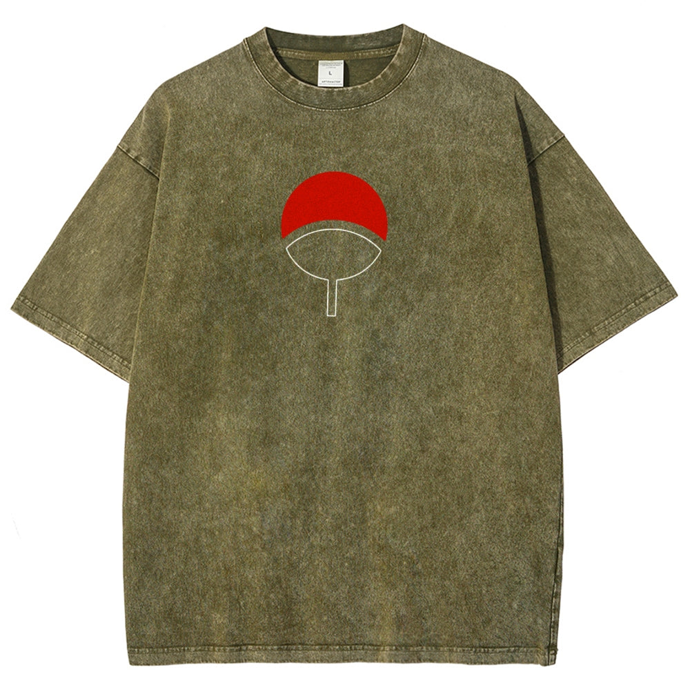 Naruto Unisex Fit Washed T-Shirt 2504009778