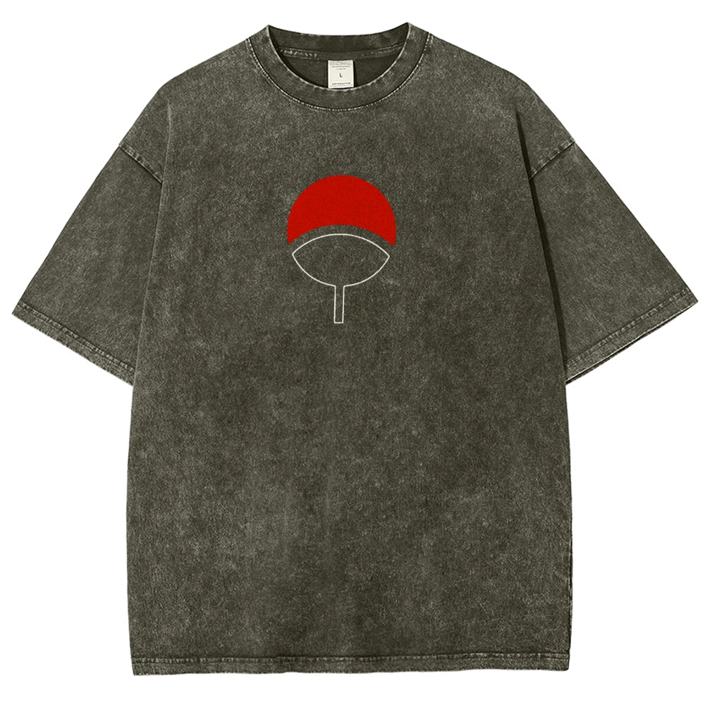 Naruto Unisex Fit Washed T-Shirt 2504009778
