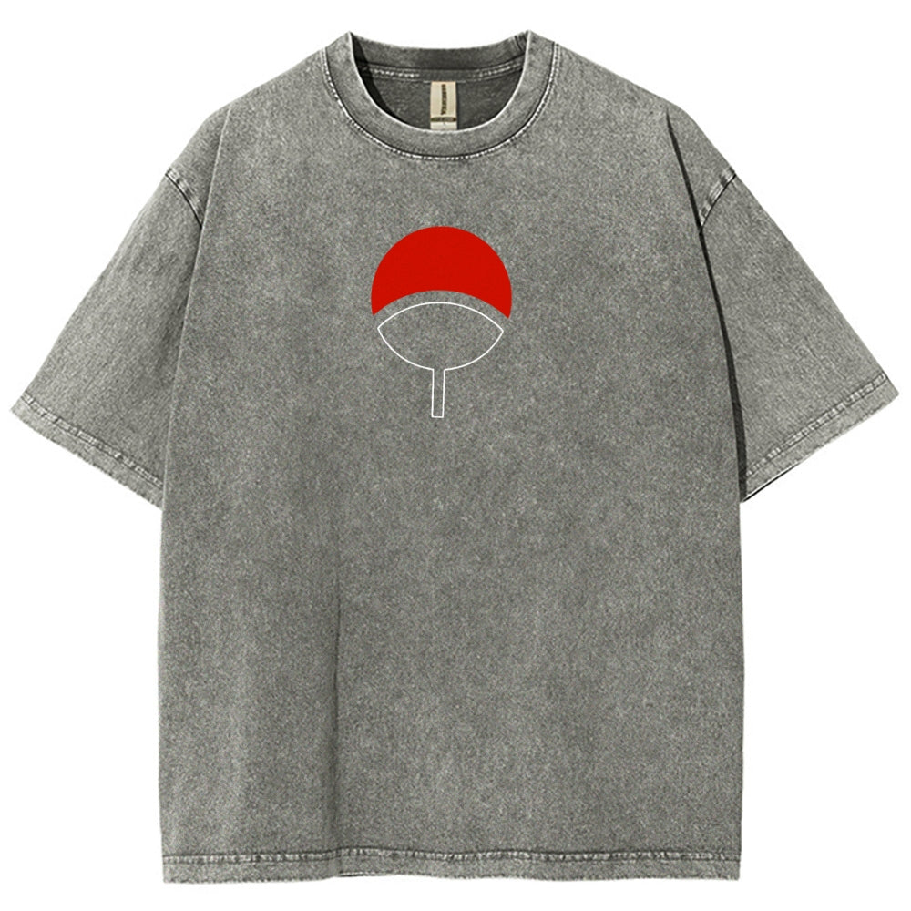 Naruto Unisex Fit Washed T-Shirt 2504009778