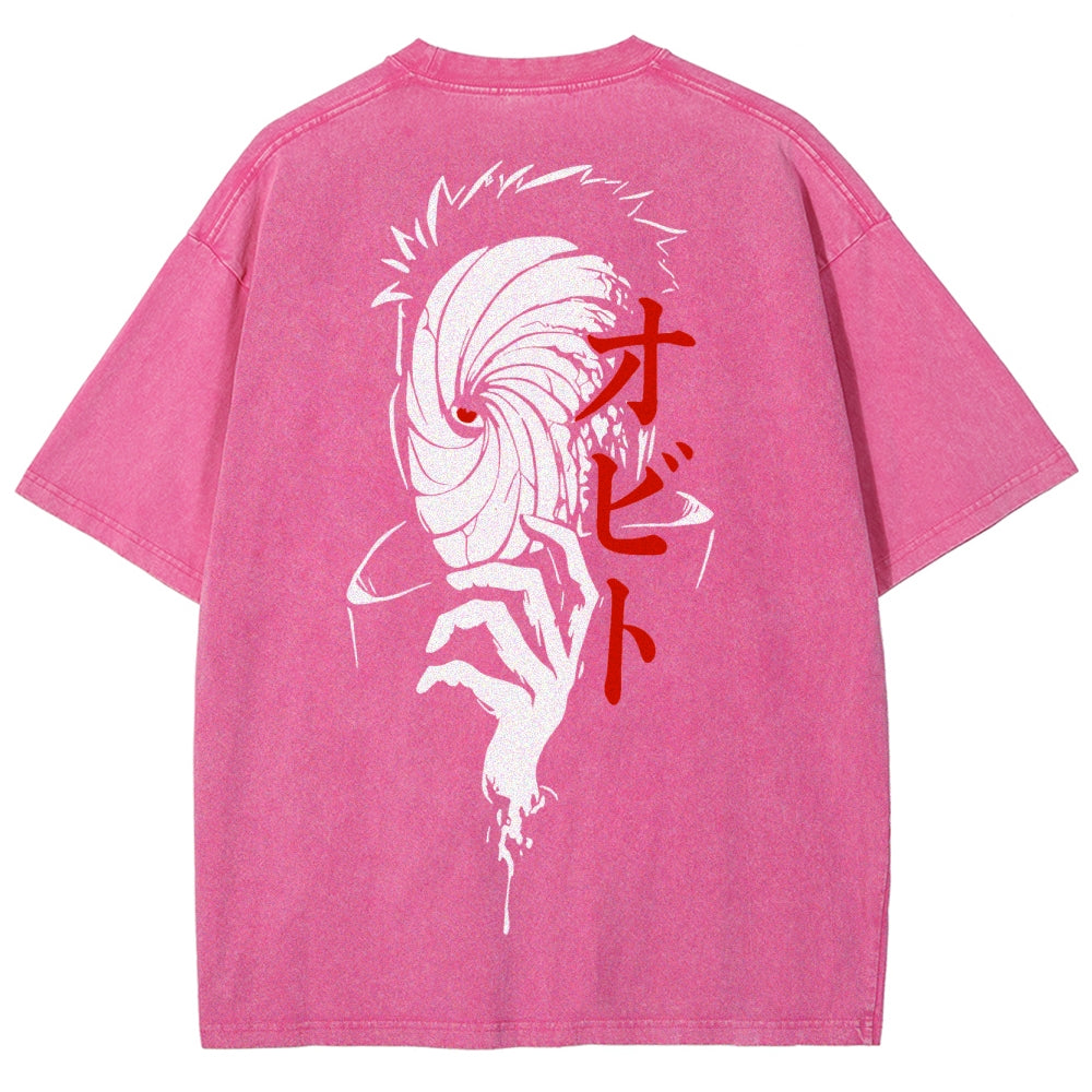 Naruto Unisex Fit Washed T-Shirt 2504009778