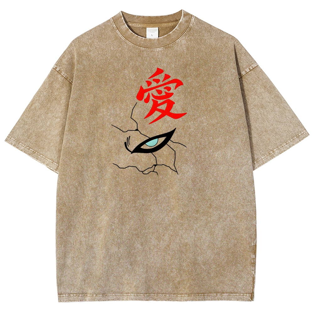 Naruto Unisex Fit Washed T-Shirt 2504014317