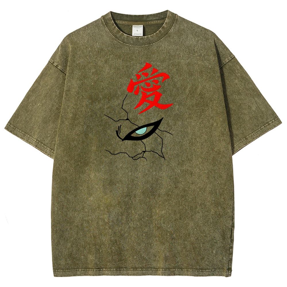 Naruto Unisex Fit Washed T-Shirt 2504014317