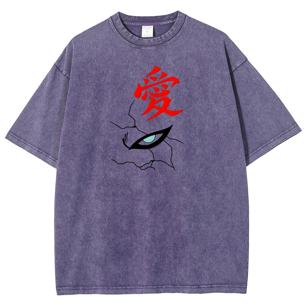 Naruto Unisex Fit Washed T-Shirt 2504014317