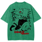 Naturo 𝑲𝒂𝒌𝒂𝒔𝒉𝒊 𝑯𝒂𝒕𝒂𝒌𝒆 Unisex Fit Washed T-Shirt 2505011258