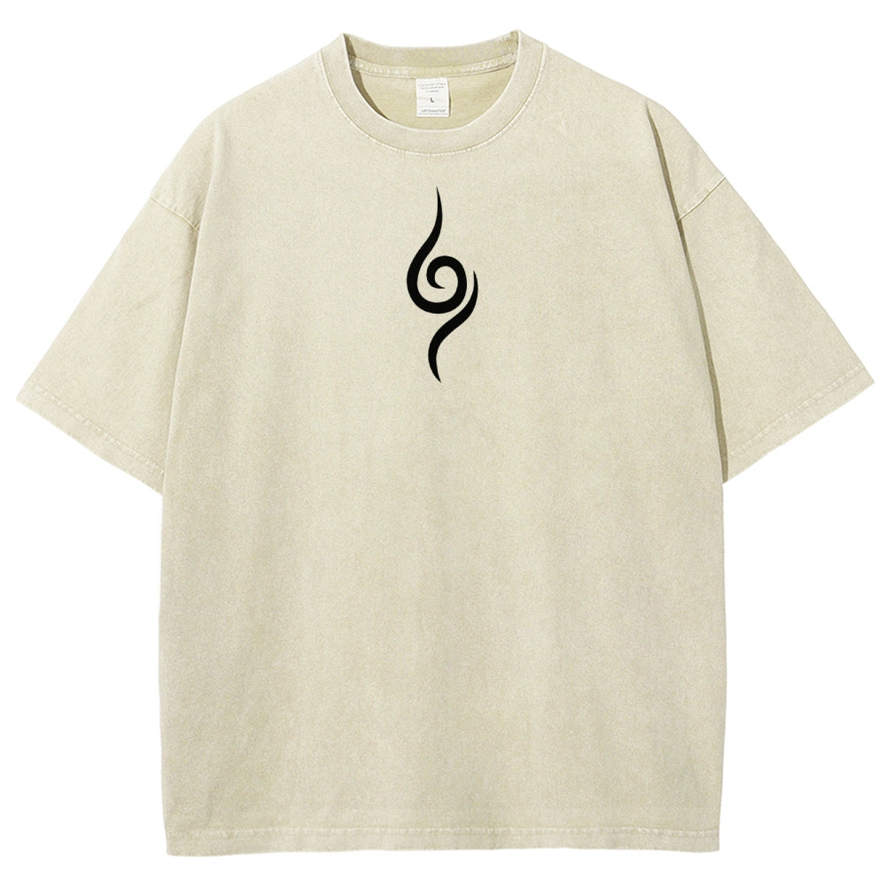 Naturo 𝑲𝒂𝒌𝒂𝒔𝒉𝒊 𝑯𝒂𝒕𝒂𝒌𝒆 Unisex Fit Washed T-Shirt 2505011258