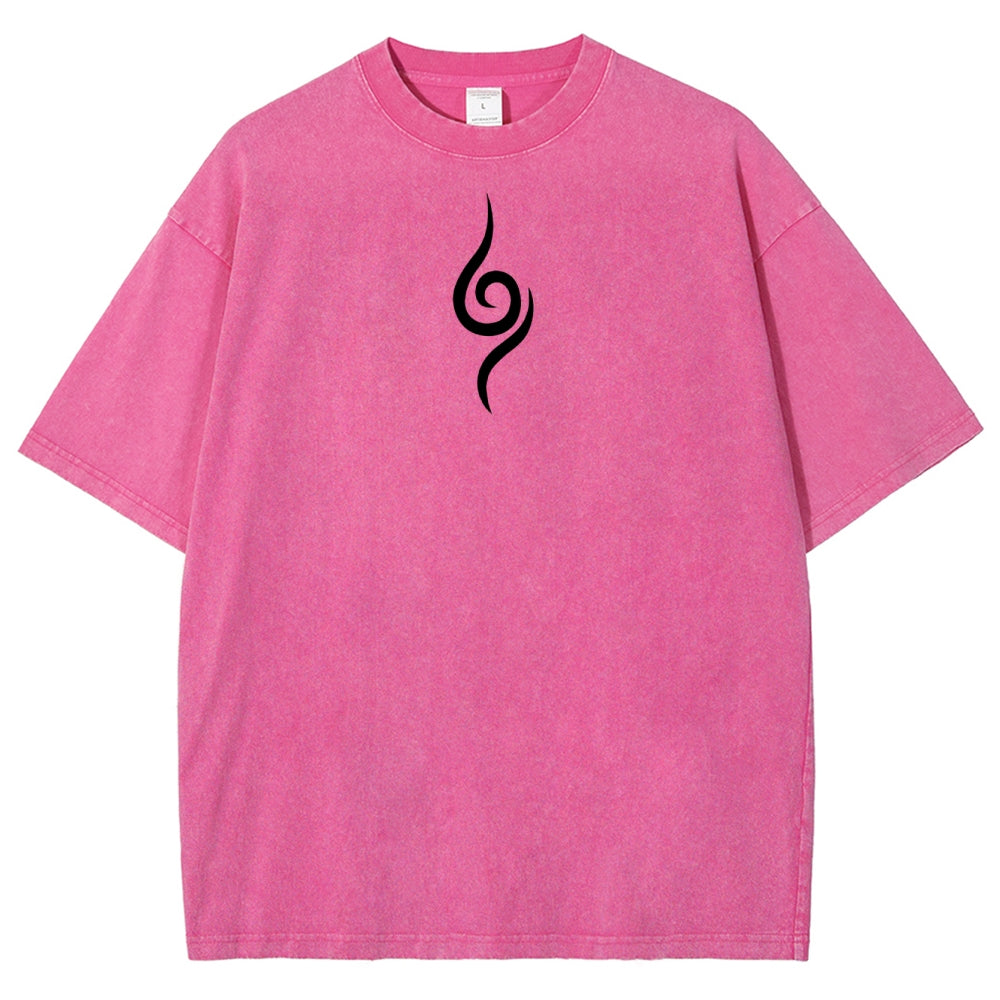 Naturo 𝑲𝒂𝒌𝒂𝒔𝒉𝒊 𝑯𝒂𝒕𝒂𝒌𝒆 Unisex Fit Washed T-Shirt 2505011258