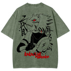 Naturo 𝑲𝒂𝒌𝒂𝒔𝒉𝒊 𝑯𝒂𝒕𝒂𝒌𝒆 Unisex Fit Washed T-Shirt 2505011258