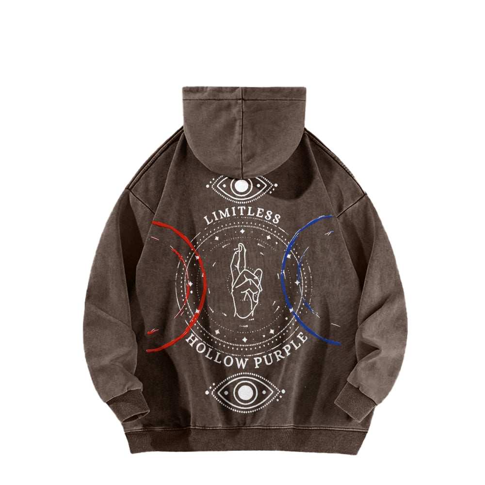 Jujutsu Kaisen Casual Washed Hoodies 2506023263