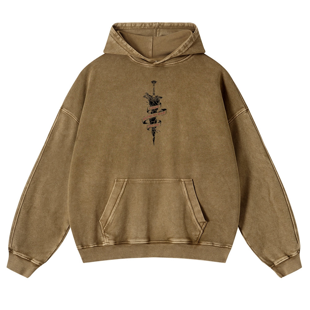 Elden Ring Casual Washed Hoodies 2506023721