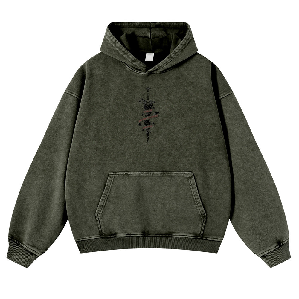 Elden Ring Casual Washed Hoodies 2506023721