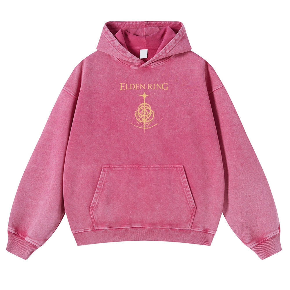 Elden Ring Casual Washed Hoodies 2506023731