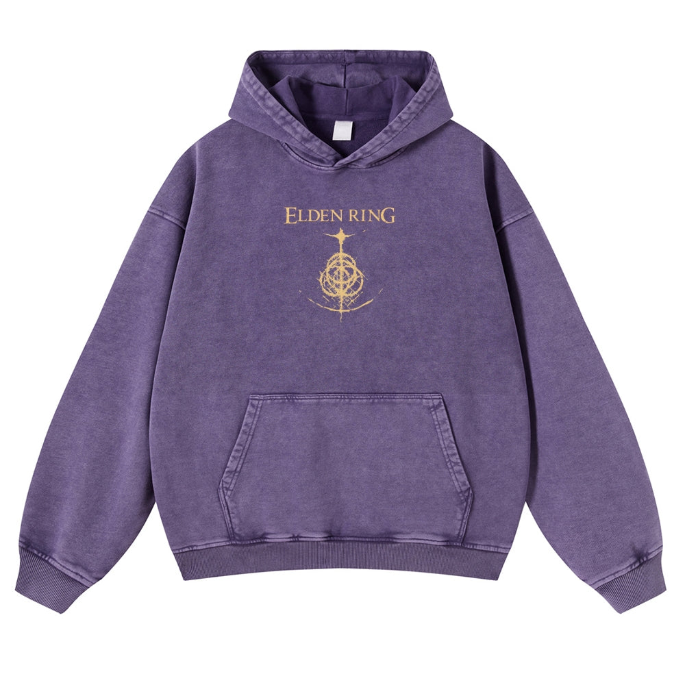 Elden Ring Casual Washed Hoodies 2506023731