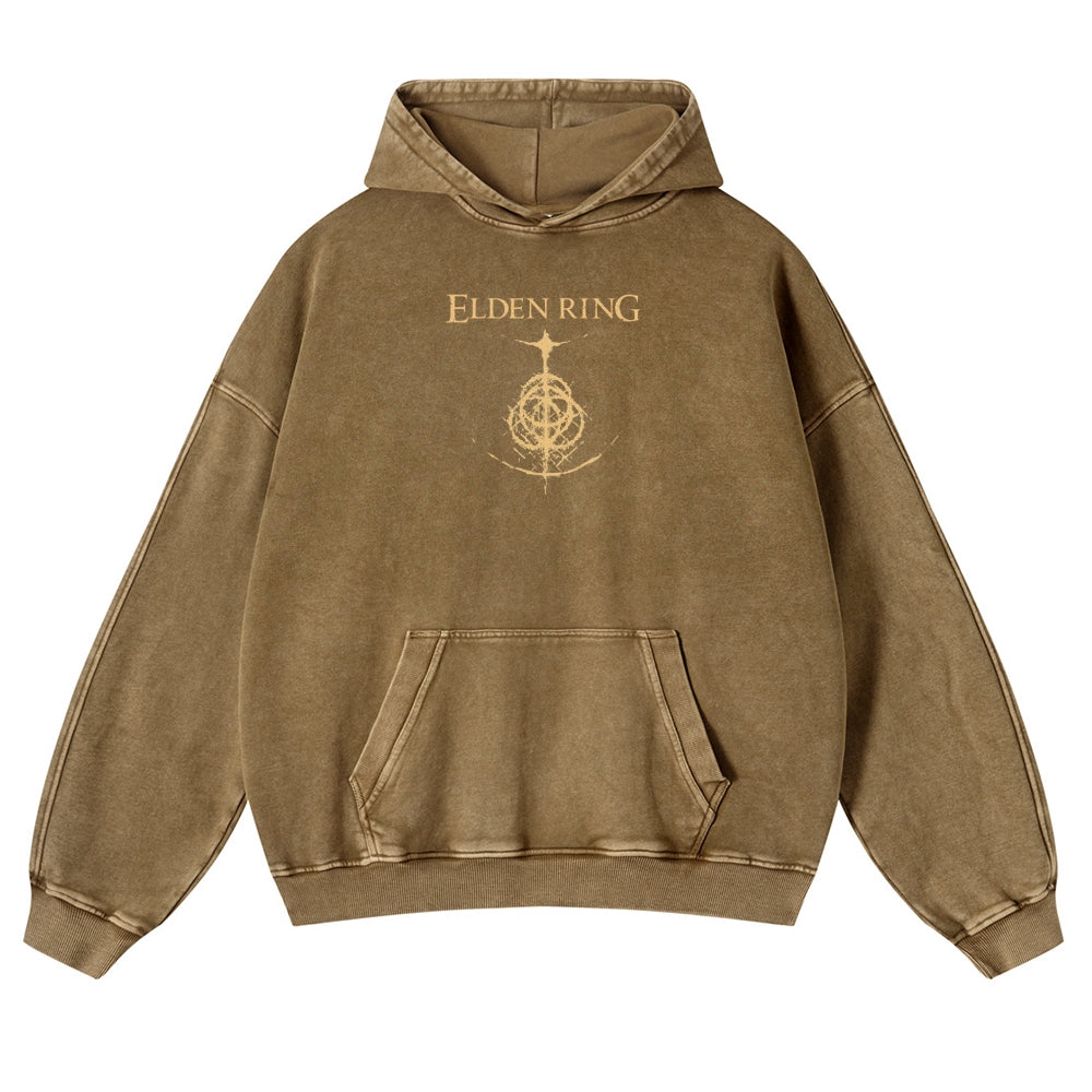 Elden Ring Casual Washed Hoodies 2506023731