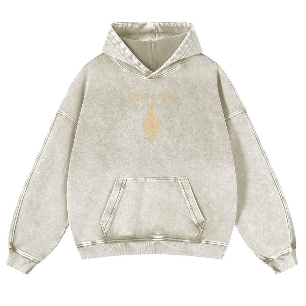 Elden Ring Casual Washed Hoodies 2506023731