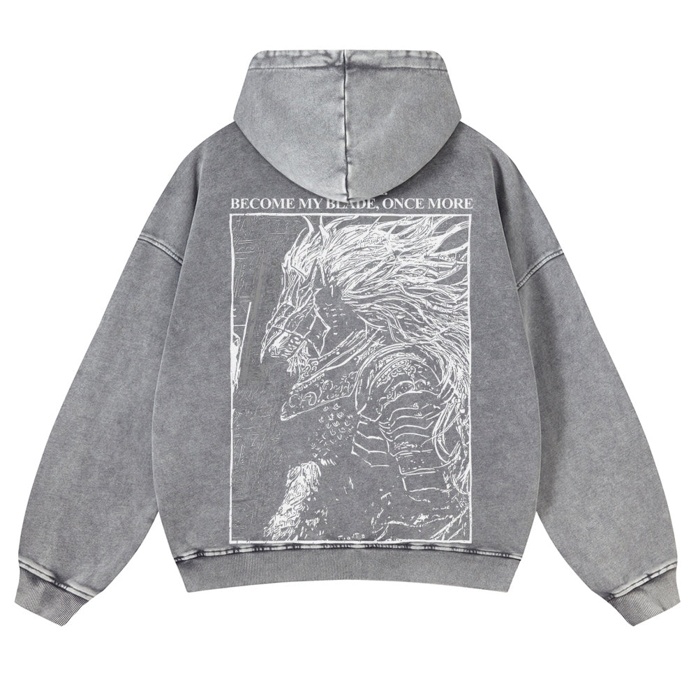 Elden Ring Casual Washed Hoodies 2506023739