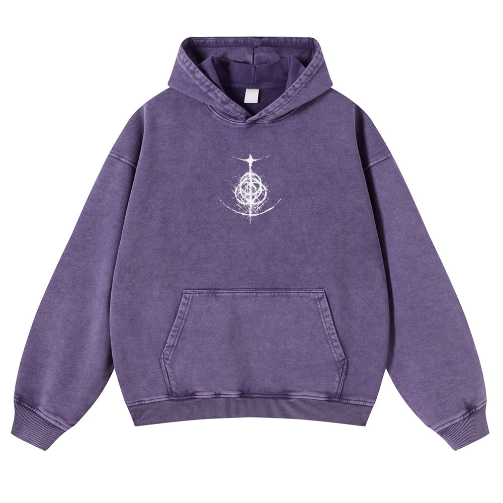 Elden Ring Casual Washed Hoodies 2506023739