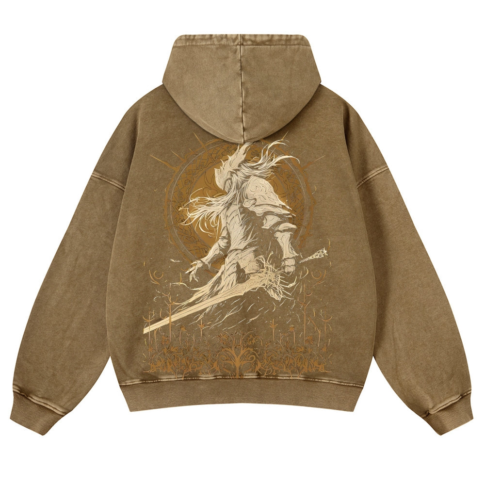 Elden Ring Casual Washed Hoodies 2506023829