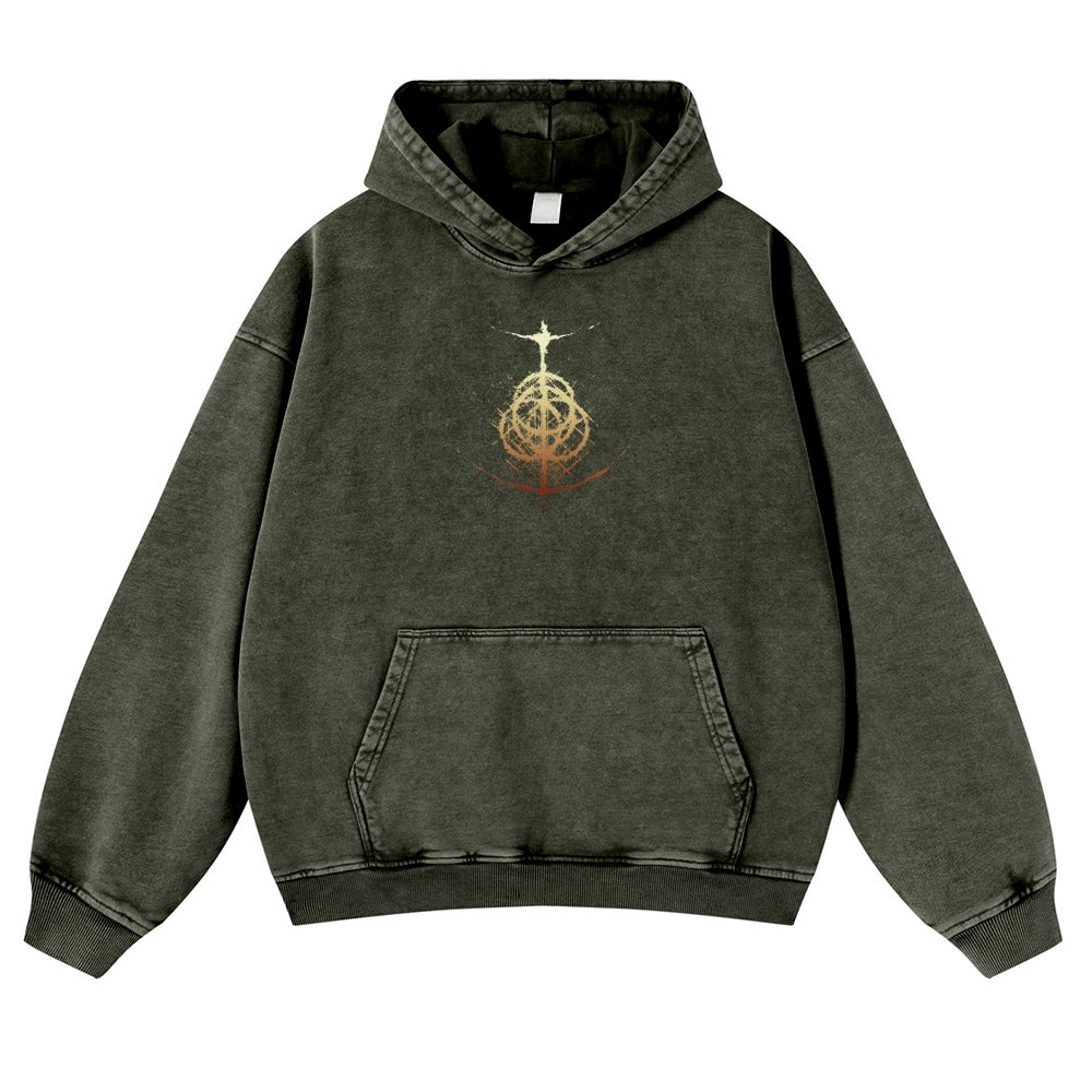 Elden Ring Casual Washed Hoodies 2506023829