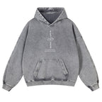 Jujutsu Kaisen Gojo Satoru Casual Washed Hoodies 2506023918