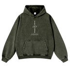 Jujutsu Kaisen Gojo Satoru Casual Washed Hoodies 2506023918