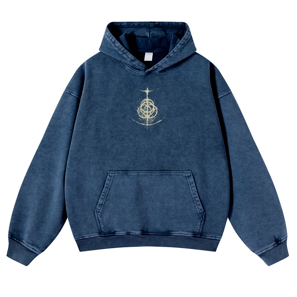Elden Ring Casual Washed Hoodies 2506023927