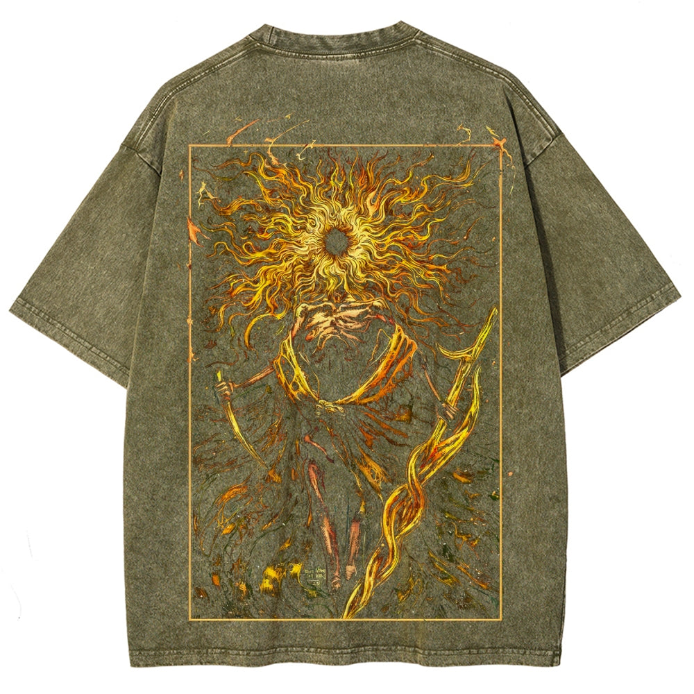 Elden RingUnisex Fit Washed T-Shirt 2507001136